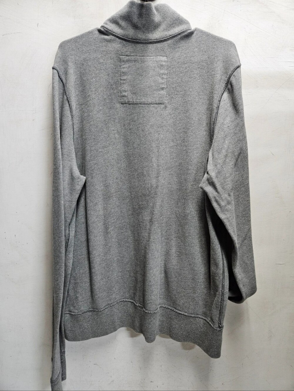 Vintage Hollister XL mens/unisex grey pullover henley sweatshirt - Picture 3 of 7